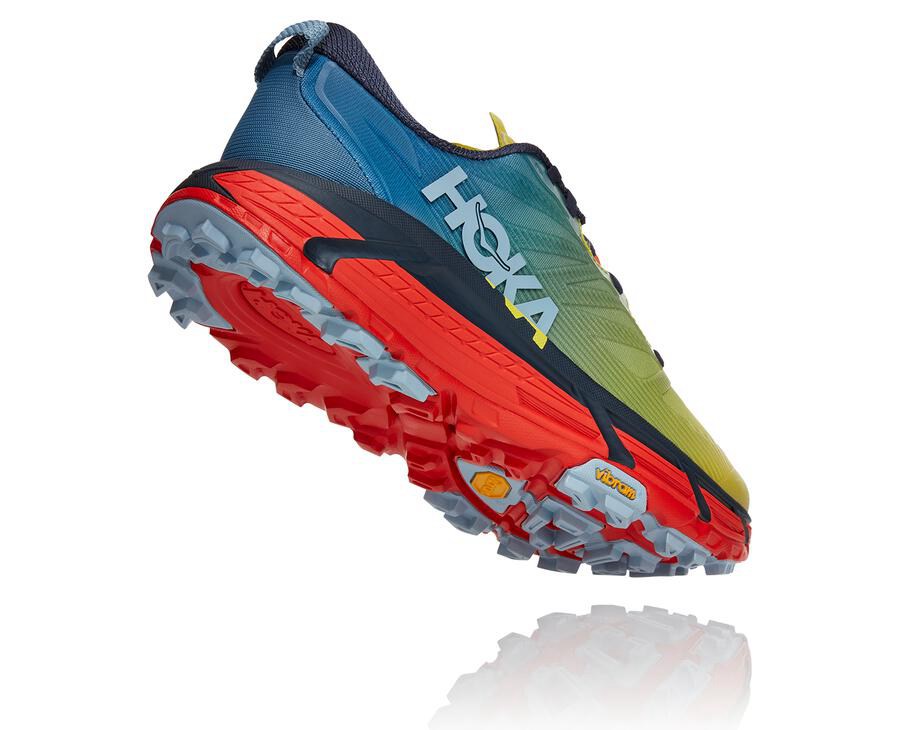 Hoka One One Mafate Speed 3 Trailskor Herr - Blå - HTDGE-9574